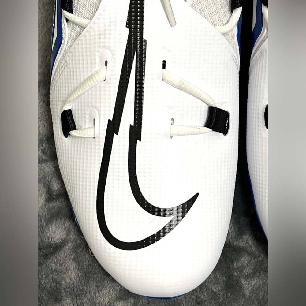 Nike Alpha Menace Pro 3 Football Men's Cleats White/Blue Size 13 NWOT CT6649-101 - Picture 14 of 15
